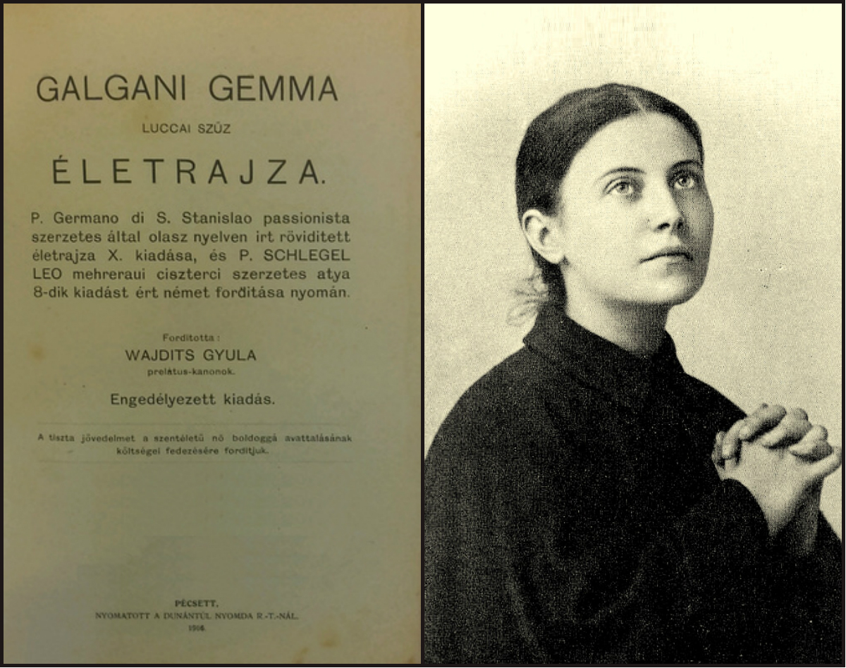 St Gemma Galgani collage