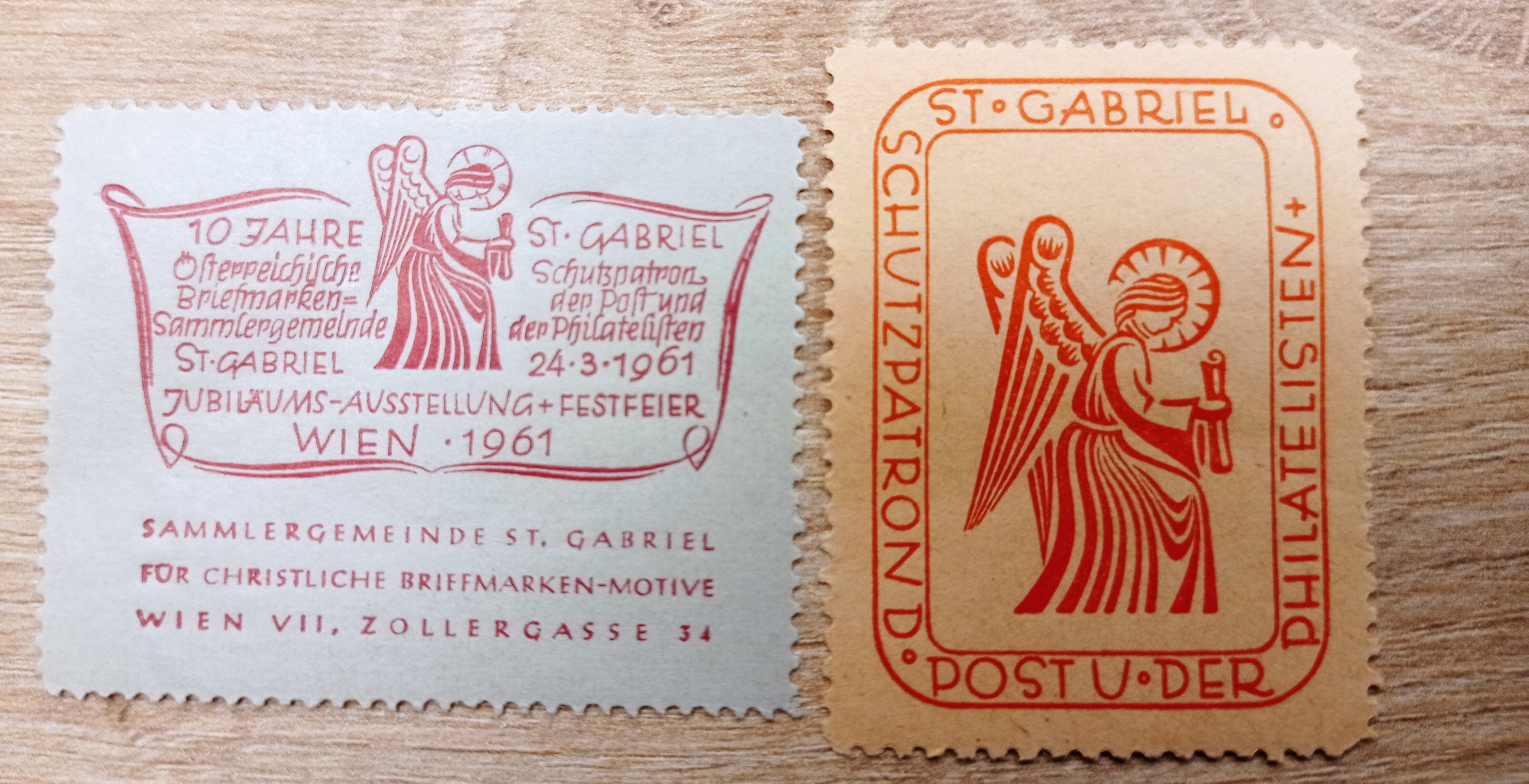 St GAbriel Filatelisten belyeg 1961