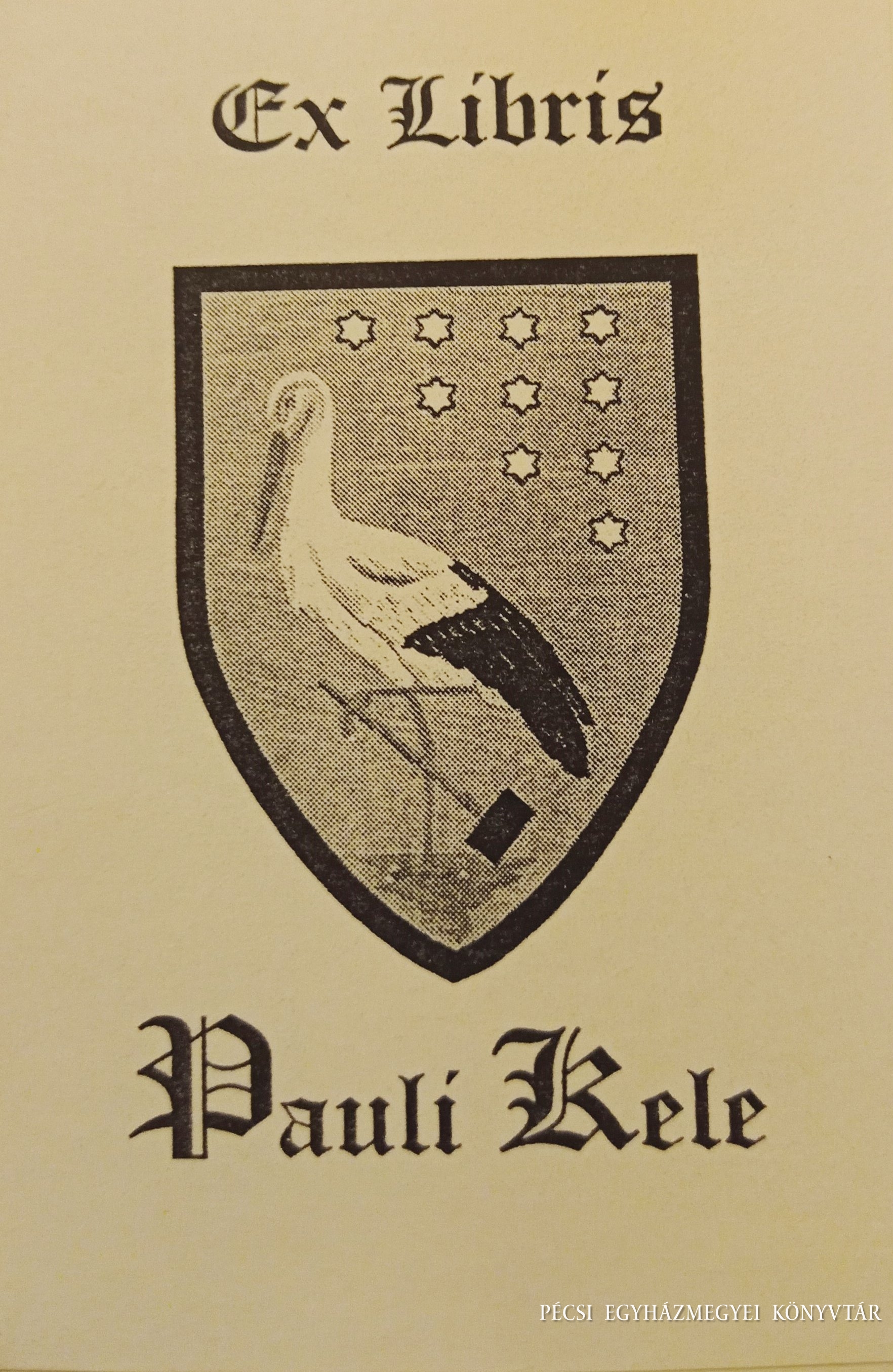 03 Kele Pal exlibris vizjegy