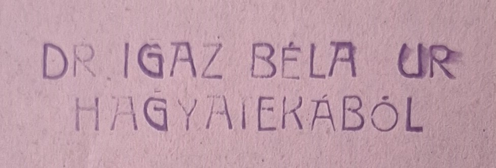 Igaz Bela possessor PEMK