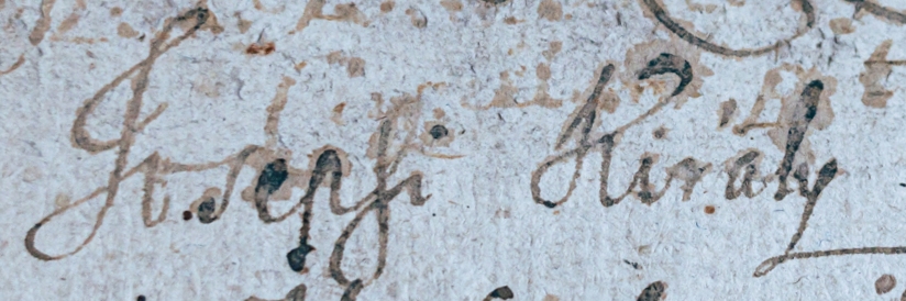 Kiraly Jozsef alairasa