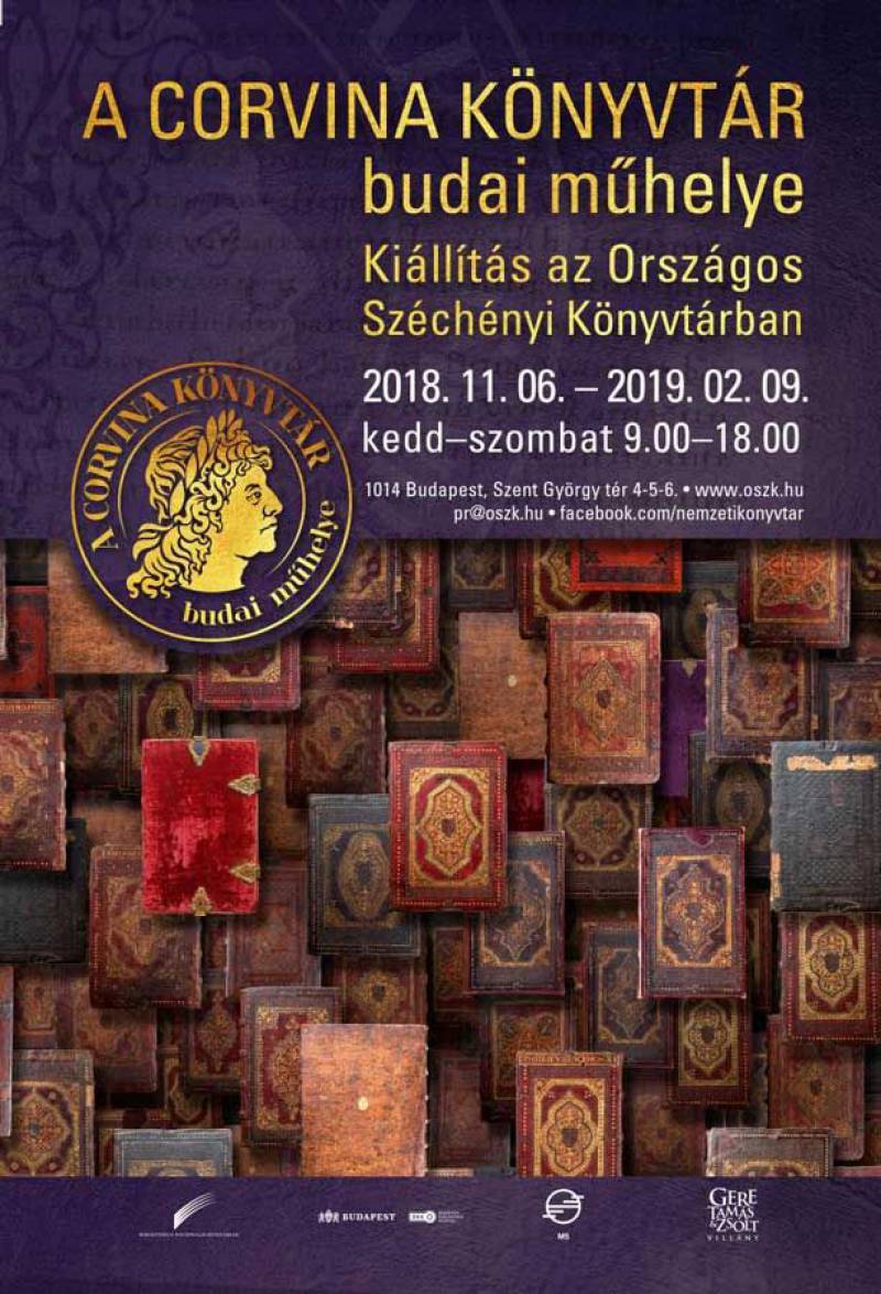 A Corvina-kiállítás plakátja